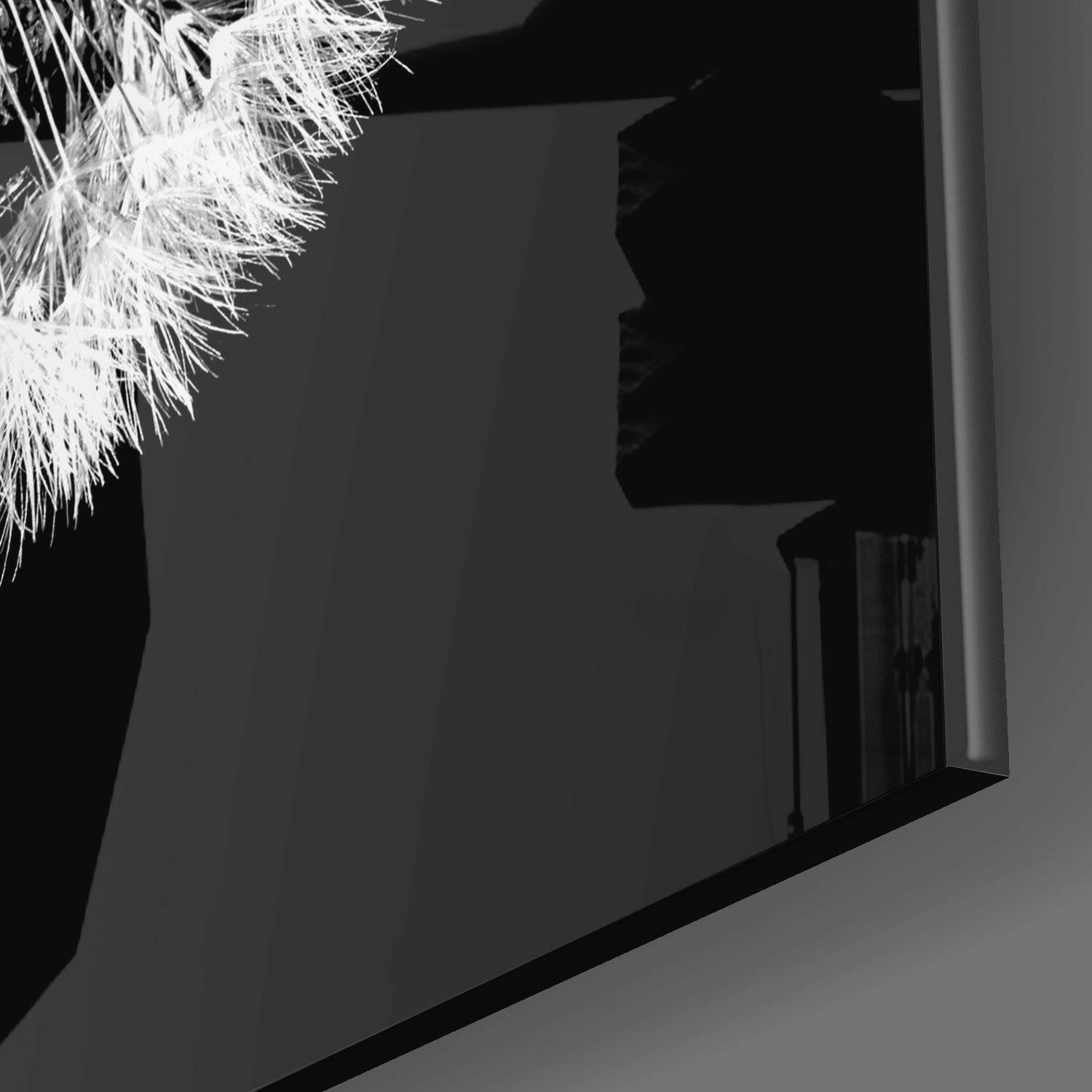 Dandelion Glass Wall Art