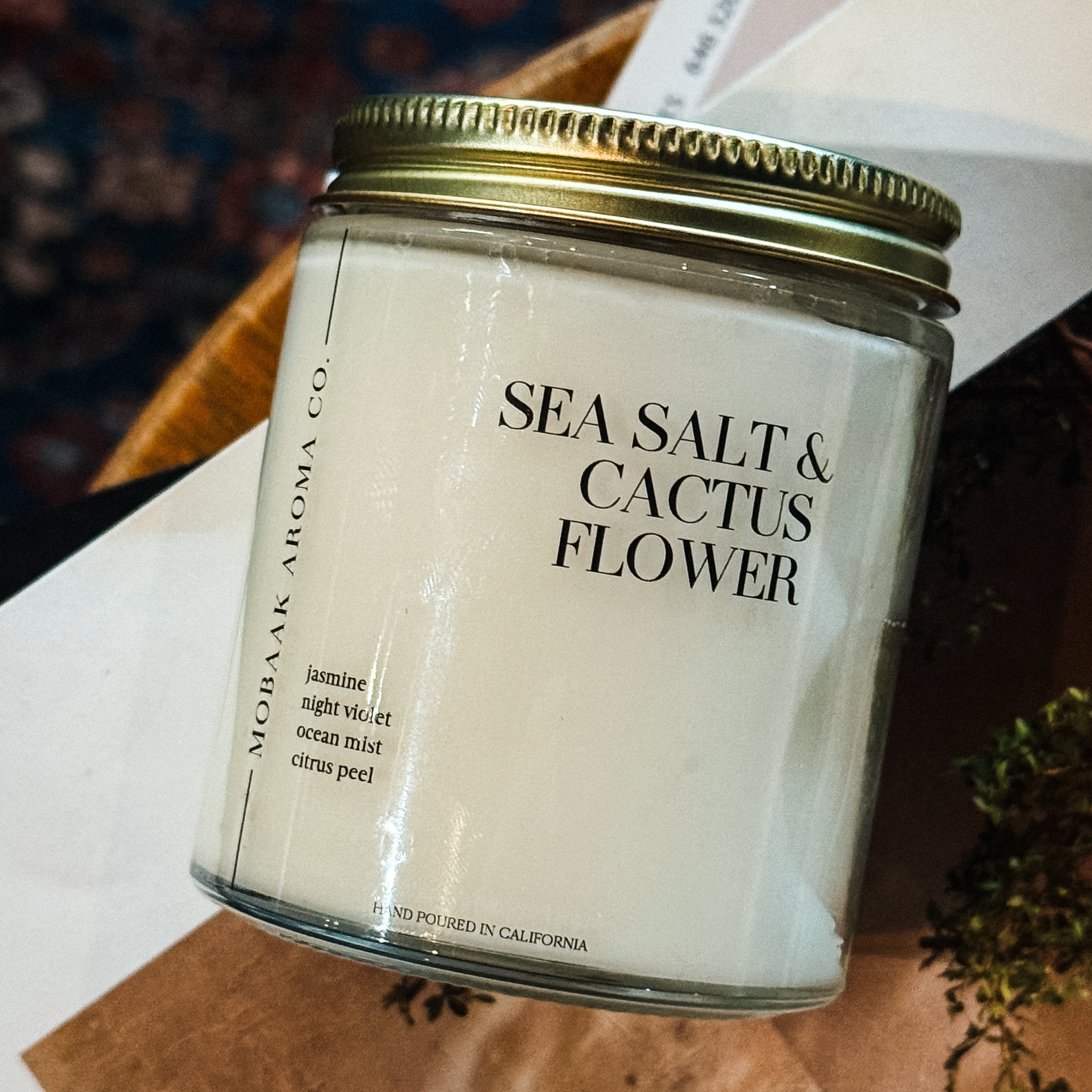 Sea Salt & Cactus Flower Candle