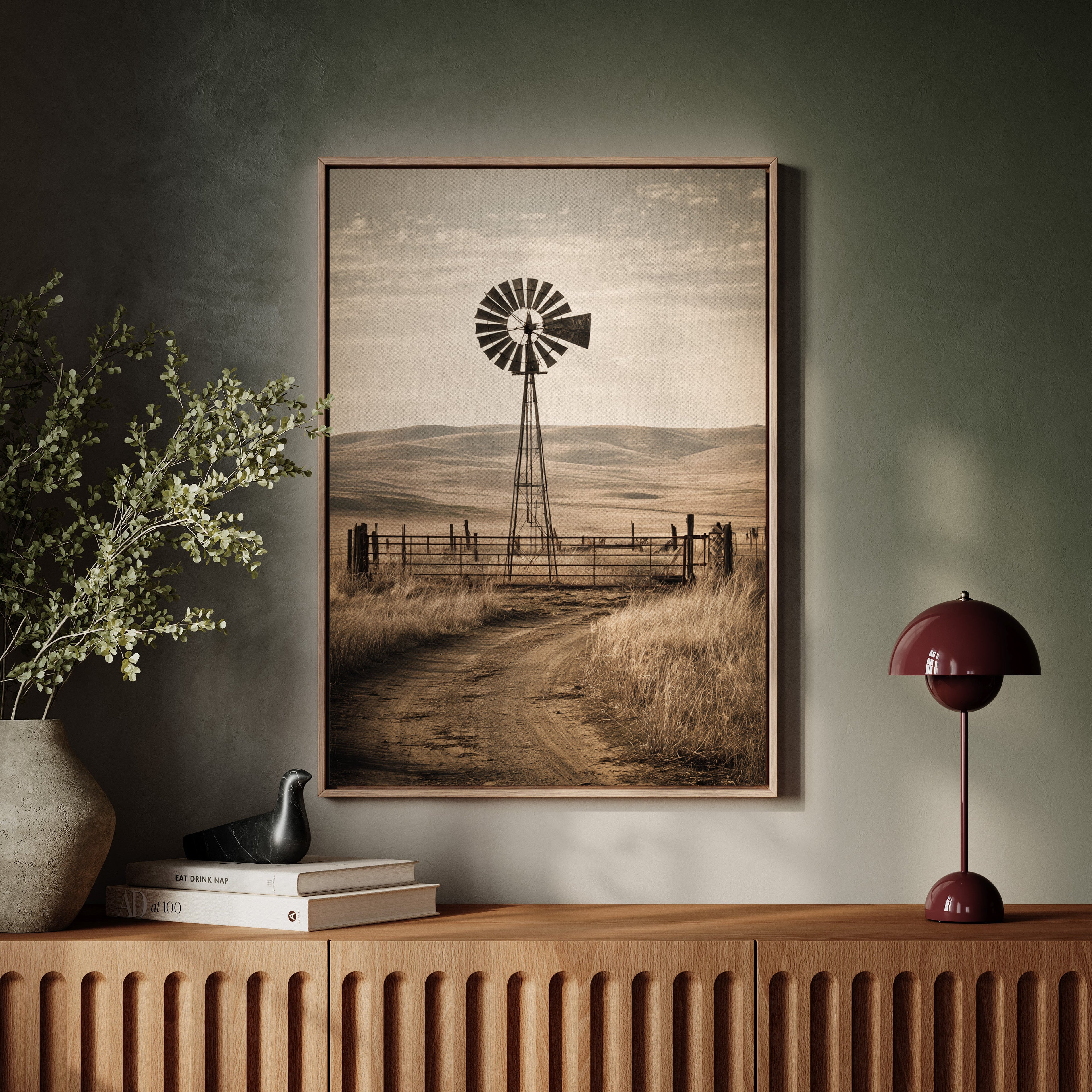 Windmill's Silent Vigil